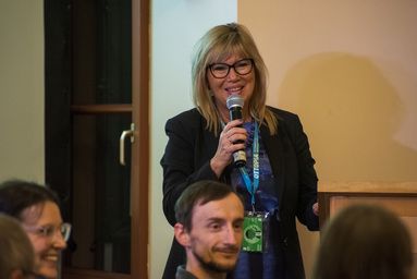 Oberbürgermeisterin Simone Borris bei der Kick-off-Veranstaltung zur Europäischen Kinderstadt Magdeburg OTTOPIA 2024